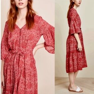 New Xirena Morgan Red Flag Dress